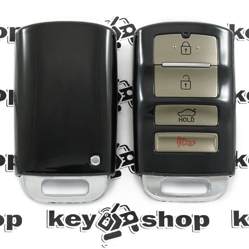 Корпус смарт ключа для KIA (Киа) 3 + 1 кнопки (с лезвием)