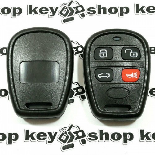 Корпус пульта для KIA Sorento, Spectra, Picanto, Amanti, Sportage (КИА Соренто, Спектра) 3 кнопки + 1 (panic)