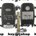 Корпус смарт ключа для KIA Sorento, Sportage, Cerato (КИА Соренто, Спортейдж, Черато) 3 кнопки