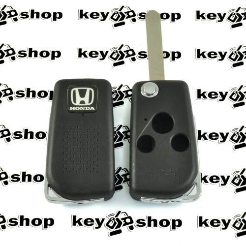Корпус выкидного автоключа для Honda (Хонда) 3 кнопки, лезвие HON66