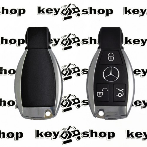 Смарт ключ для MERCEDES (мерседес) 3 кнопки чип BGA 433 MHz