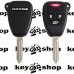 Ключ для Dodge (Додж) 3 кнопки + 1, чип ID46 (PCF7941), 315 MHz