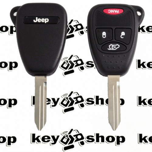 Ключ для Jeep (Джип) 3 кнопки + 1, чип ID46 (PCF7941), 315 MHz
