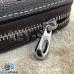 Ключница карманная (кожаная, коричневая, на молнии, с карабином, с кольцом), логотип авто Honda (Хонда)