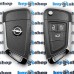 Корпус выкидного ключа под переделку для OPEL INSIGNIA (Опель Инсигния) 3 - кнопки, лезвие HU100