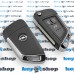 Корпус выкидного ключа под переделку для OPEL INSIGNIA (Опель Инсигния) 3 - кнопки, лезвие HU100