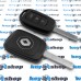 Корпус авто ключа RENAULT (Рено) - 3 кнопки, после 2012 года, лезвие VA2 (съемное)