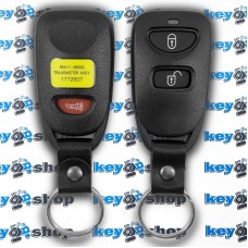 Корпус пульта для автомобиля HYUNDAI (Хундай) 2 - кнопки + 1 (panic) (с креплением батареи)