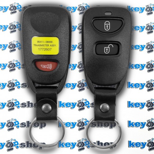 Корпус пульта KIA (КИА) 2 кнопки + 1 (panic) (с креплением батареи)