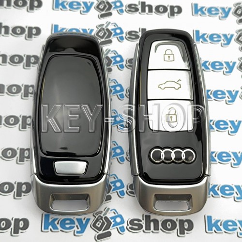 Корпус смарт ключа Audi (Ауди) A6, A8, Q7, Q8 3 кнопки