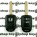 Корпус автоключа Honda (Хонда) 2 кнопки, лезвие HON66