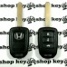 Корпус автоключа Honda (Хонда) 3 кнопки, лезвие HON66