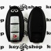 Корпус смарт ключа Infiniti (Инфинити) 2 кнопки + 1 (panic) (без лезвия)