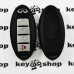 Корпус смарт ключа Infiniti (Инфинити) 3 кнопки + 1 (panic), (с лезвием)