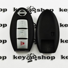 Корпус смарт ключа для NISSAN (корпус) 2 ― кнопки + 1 кнопка (PANIK), (без лезвия)