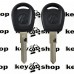 Корпус авто ключа под чип для VOLKSWAGEN (фольксваген), лезвие HU49