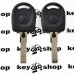 Корпус авто ключа под чип для VOLKSWAGEN (фольксваген), лезвие HU66