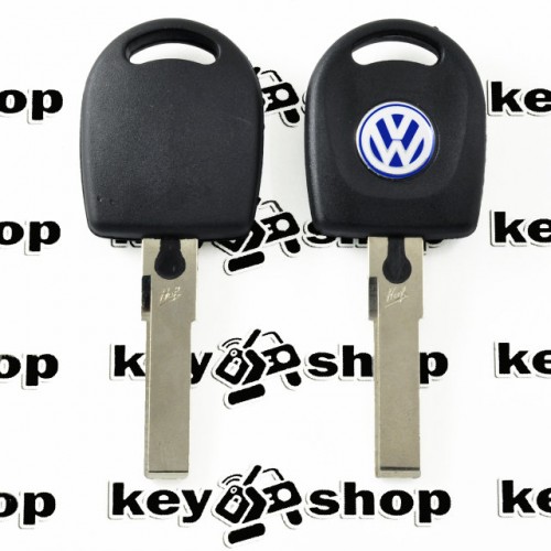 Корпус авто ключа под чип для VOLKSWAGEN (фольксваген) с подсветкой , лезвие HU66