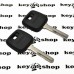   Корпус авто ключа под чип для Volvo (Вольво) с лезвием HU56R