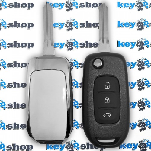 Корпус выкидного ключа RENAULT (Рено) 3 кнопки, лезвие HU179FH
