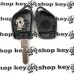 Корпус ключа для Peugeot (Пежо) 406, 1 кнопка, лезвие NE78, (с местом под диод)