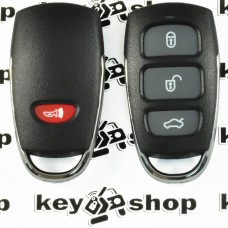Корпус пульта для Hyundai(Хундай) 3 кнопки +1 (panic)