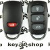 Корпус пульта для KIA (КИА) 3 кнопки + 1 (panic)
