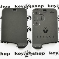 Корпус смарт карты для RENAULT Espace (Рено Эспейс) 3 -кнопки, (без лезвия)