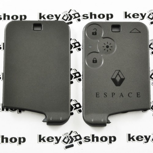 Корпус смарт карты для RENAULT Espace (Рено Эспейс) 3 -кнопки, (без лезвия)