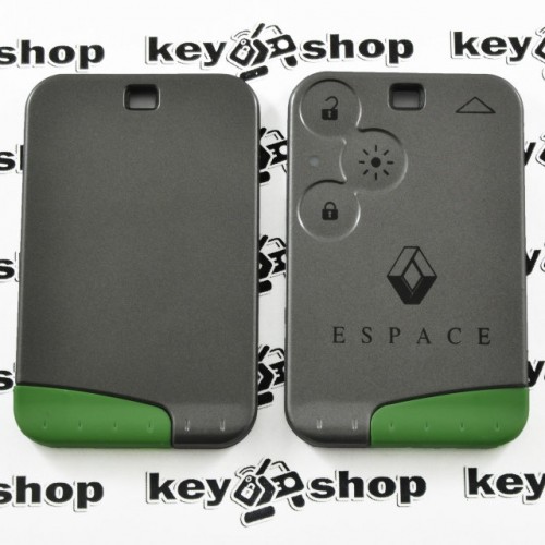 Корпус смарт карты для RENAULT Espace (Рено Эспейс) 3 -кнопки, (с лезвием)