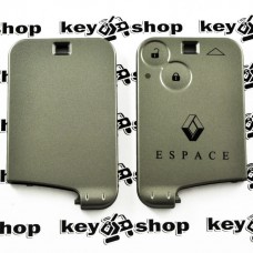 Корпус смарт карты для RENAULT Espace (Рено Эспейс) 2 -кнопки, (без лезвия)