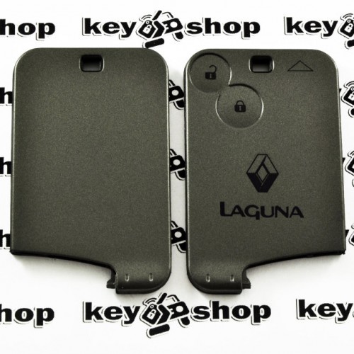 Корпус смарт карты для RENAULT LAGUNA (Рено Лагуна) 2 -кнопки, (без лезвия)
