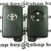 Корпус смарт ключа для Toyota RAV4, Corolla, Yaris, Auris (Тойота РАВ4, Королла, Ярис, Аурис) 3 кнопки