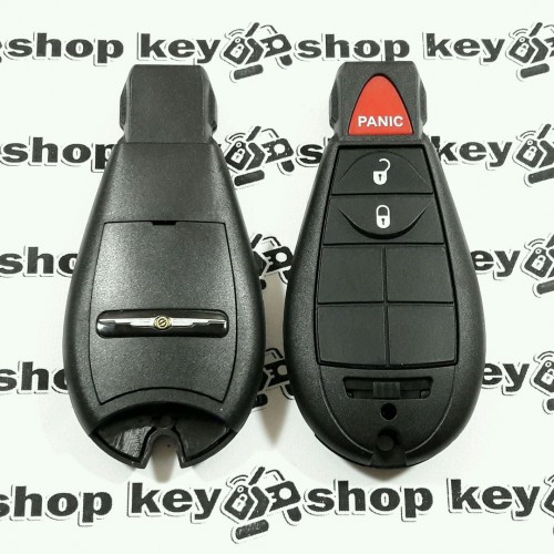 Корпус смарт ключа Chrysler (Крайслер)  2 кнопки + 1 (panic)