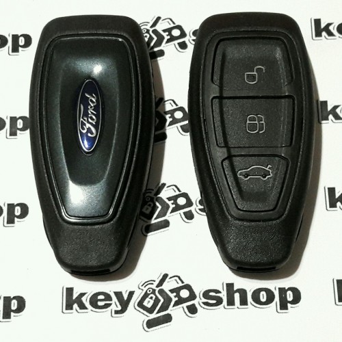 Оригинальный смарт ключ для Ford (Форд), 3 кнопки, чип 4D63/433MHz