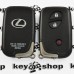 Корпус смарт ключа LEXUS (Лексус) RX, GX, LX, IS, GS, ES, LS, HS250H, CT200H - 2 + 1 кнопки