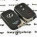 Корпус смарт ключа LEXUS (Лексус) RX, GX, LX, IS, GS, ES, LS, HS250H, CT200H - 2 + 1 кнопки