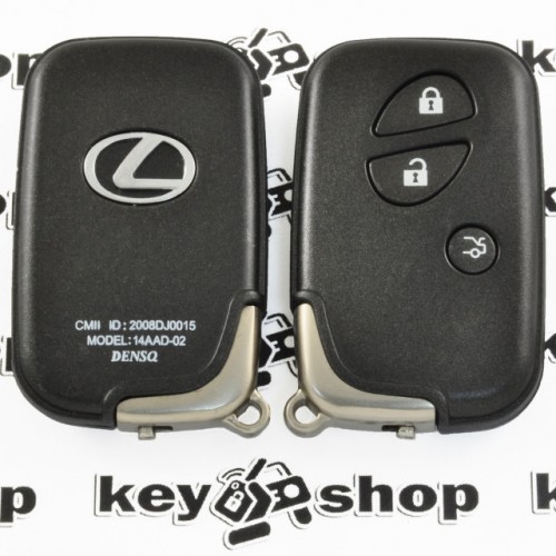Оригинальный смарт ключ для LEXUS LX, RX, GX, GS (Лексус) 3 кнопки, p1:94, 433MHz, для авто с 2005 - 2008г. 