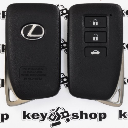   Корпус смарт ключа LEXUS (Лексус) RX, GX, LX, IS, GS, ES, LS, HS250H, CT200H - 3 кнопки