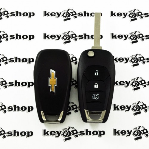 Корпус выкидного ключа для Chevrolet (Шевролет) 3 - кнопки