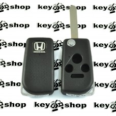 Корпус выкидного ключа для Honda (Хонда) 3 кнопки + 1 кнопка, лезвие HON66