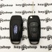           Корпус выкидного авто ключа для Ford F150, F250, F350, Explorer (Форд Эксплорер) 2+1 кнопки, лезвие HU101