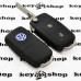 Выкидной автоключ Volkswagen (Фольксваген) - 2 кнопки с микросхемой 1J0959753A, с частотой 433 MHz