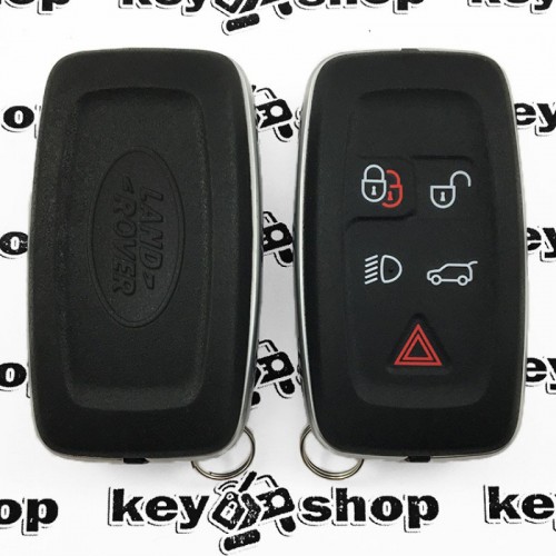 Корпус смарт ключа RANGE ROVER (Ренж Ровер) DISCOVERY, RANGE ROVER SPORT, DISCO, VOGUE 5 - кнопок