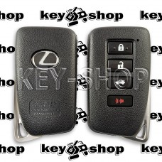   Корпус смарт ключа LEXUS (Лексус) RX, GX, LX, IS, GS, ES, LS, HS250H, CT200H - 3 + 1 кнопки