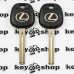     Корпус авто ключа под чип Lexus (Лексус), лезвие TOY40