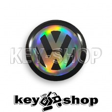 Логотип силиконовый для авто ключа Volkswagen (Фольксваген) 14 мм