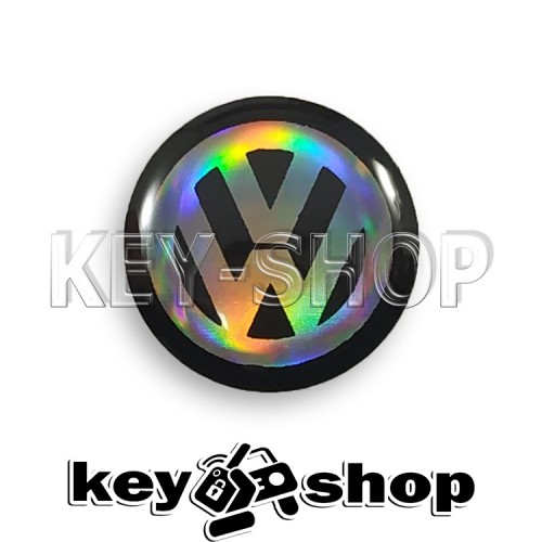 Логотип силиконовый для авто ключа Volkswagen (Фольксваген) 14 мм