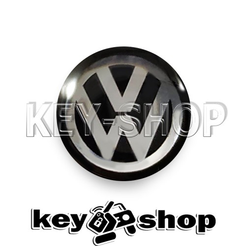 Логотип силиконовый для авто ключа Volkswagen (Фольксваген) 10 мм