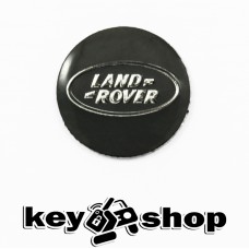 Логотип (черный) для авто ключа Land Rover (Ленд Ровер) металлический